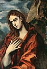 Penitent Canvas Paintings - Penitent Magdalene